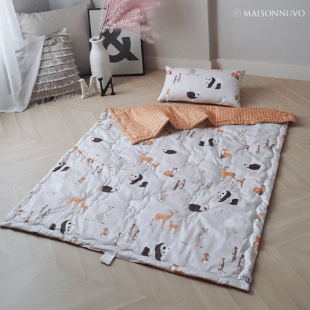 더쥬 손누비 유아 차렵 이불 단품/어린이집이불/40수 특면트윌 면